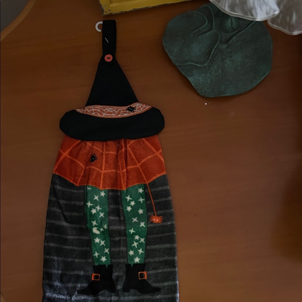 Halloween Witch Hanging Towel